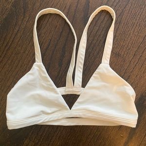 MIKOH white bikini top